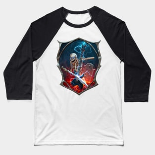 Metal Skeleton Baseball T-Shirt